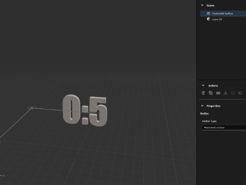 Idea for the AR project, where the score of two teams is above the stadium. Here is a 3D model of the score